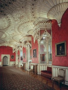 Veduta della grande sala, 1750-1770 da English School